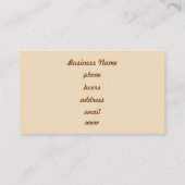 レトロピンクストライプの名刺 名刺 (裏面)