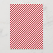 レトロピンクタイムカプセルクリスマスベビーシャワーゲーム ノートカード (裏面)