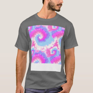 レトロピンクタイ染め Tシャツ