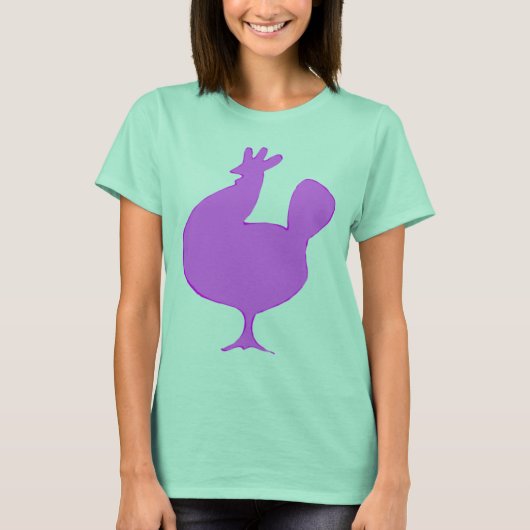 レトロピンクチキン Tシャツ (正面)