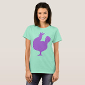 レトロピンクチキン Tシャツ (正面フル)