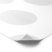 レトロピンクチータワイルドキャットポートレートアート ポスター (角)