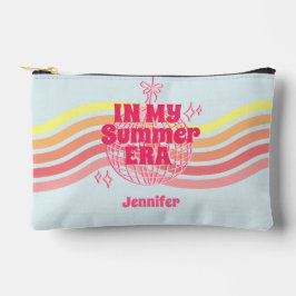 レトロピンクディスコボール アクセサリーポーチ