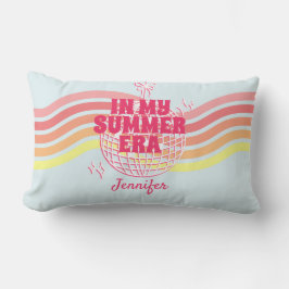 レトロピンクディスコボール ランバークッション