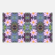 レトロピンクデイジー花柄