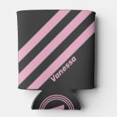 レトロピンクナイト名ストライプ付3 缶クーラー (裏面)