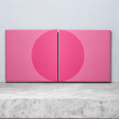 レトロピンクハーフサークルミッドセンチュリーモダン タイル