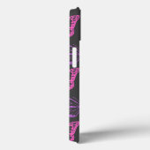 レトロピンクパープルフローラバタフライガールパターン Case-Mate iPhoneケース (裏面 / 右)