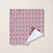 レトロピンクプードルバスタオールセットギフト バスタオルセット (ウォッシュタオル)