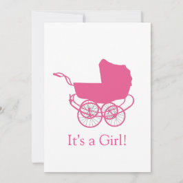 レトロピンクベビー発表 招待状