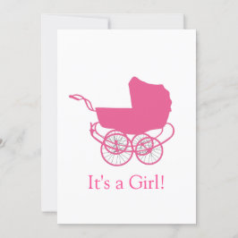 レトロピンクベビー発表 招待状