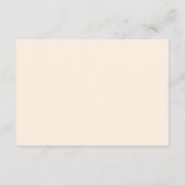 レトロピンクボウカボチャ赤ちゃんシャワーおむつラッフル エンクロージャーカード (裏面)