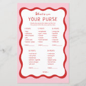 レトロピンクレッドあなたの財布のゲームカードに何が (正面)