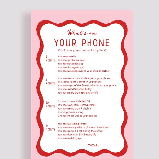 レトロピンクレッドあなたの電話ゲームに何がある