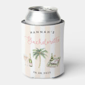 レトロピンクワインカントリーバチェロレッテ週末 缶クーラー (缶正面)