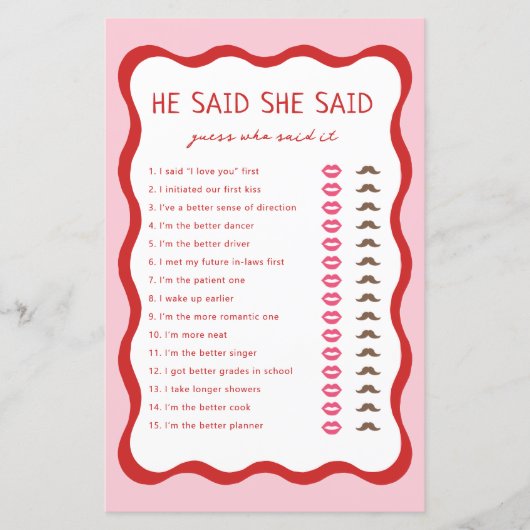 レトロピンク彼は彼女はそれをゲームを言った推測すると言った (正面)