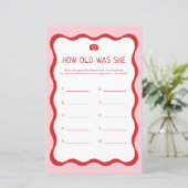 レトロピンク彼女の新郎新婦のゲームの年齢 (スタンド正面)