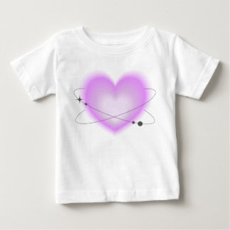レトロピンク アトミックハート ベビーTシャツ
