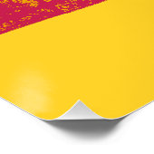 レトロピンク&イエローカセットテープ ポスター (コーナー)