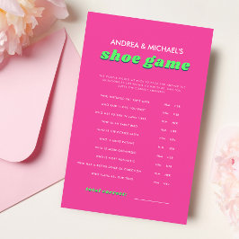 レトロピンク&グリーン結婚Groovyのシューゲーム