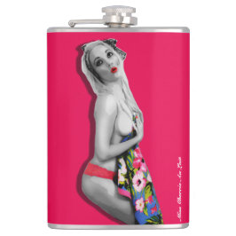 レトロピンナップガールスキットル恋しく思with Cherrie フラスク