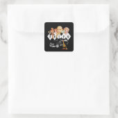 レトロピンナップガールズと改造a スクエアシール (バッグ)