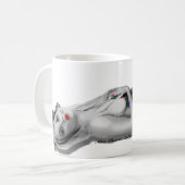 レトロピンナップガールマグ コーヒーマグカップ (正面左)