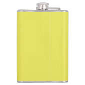 レトロピンナップビーチガールイエロー フラスク (裏面)