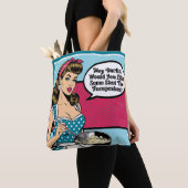 レトロピンナップ_ヘイダーリン トートバッグ (クローズアップ)