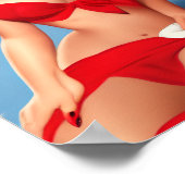 レトロピン留めポスター（サルトツイスト） ポスター (角)