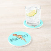 レトロピン留め コースター (側面)