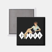 レトロピン留め マグネット (正面/裏面)