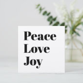 レトロピースラブジョイミニマリストクラフト シーズンカード (スタンド正面)