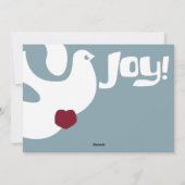 レトロピース&ジョイフォトカード シーズンカード (裏面)