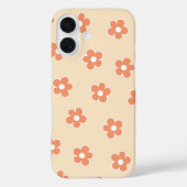 レトロピーチお洒落フローラ名門私立校風のヒッピー春 Case-Mate iPhoneケース (裏面)