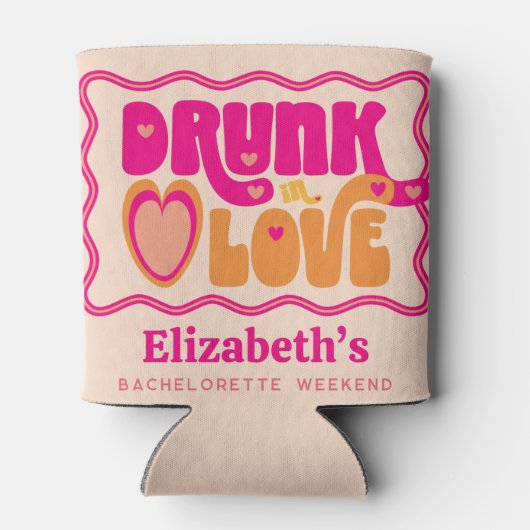 レトロピーチ飲インラブバチェロレッテウィークエンド 缶クーラー (裏面)