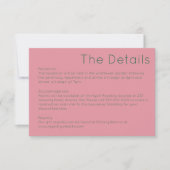 レトロピ結婚ンクの応答カード 出欠カード (正面)