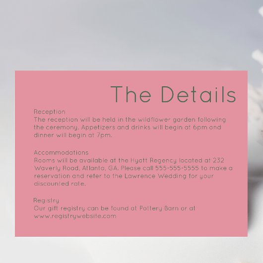 レトロピ結婚ンクの応答カード 出欠カード