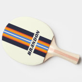 レトロファイブストライプラリー 卓球ラケット (横)