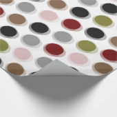 レトロファジィ中性ドットのパターンのラッピング紙 ラッピングペーパー (角)
