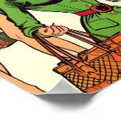 レトロファッションガールズ漫画 ポスター (角)