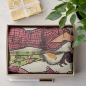 レトロファッションガールズ漫画 薄葉紙 (ギフト)