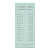 レトロファッションガール美容師メイクアップアーティスト ラックカード (裏面)