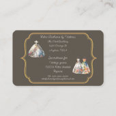 レトロファッション 名刺 (裏面)