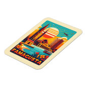 レトロファマゲスタビーチキプロスお土産ギフト マグネット (左側)