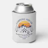 レトロファミリーキャンピングスクワッドマッチングカスタム 缶クーラー (缶裏面)