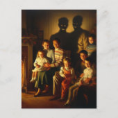 レトロファミリークリスマスホラー ポストカード (正面)