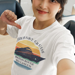 レトロファミリークルーズトリップカスタムバケーション Tシャツ