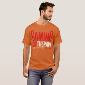 レトロファミリーゲームセラピー Tシャツ (正面フル)