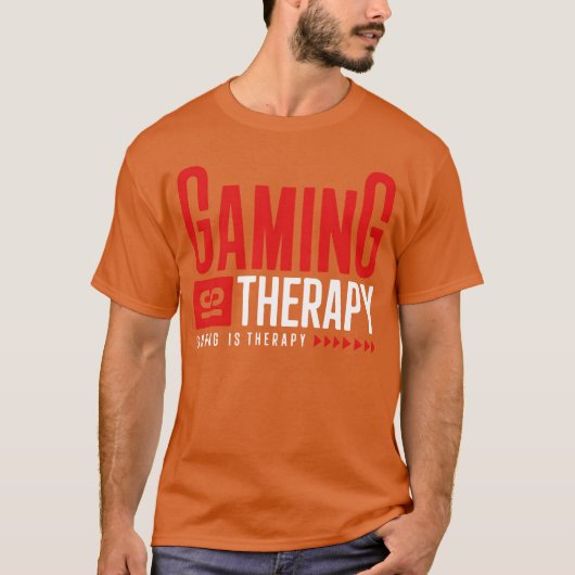 レトロファミリーゲームセラピー Tシャツ (正面)